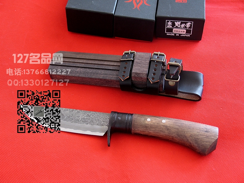 日本关兼常KB248涟 Kanetsune狩猎刀日本名匠127名品 