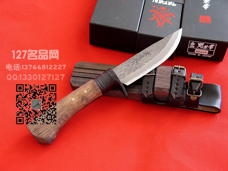  日本关兼常KB248涟 Kanetsune狩猎刀日本名匠127名品 