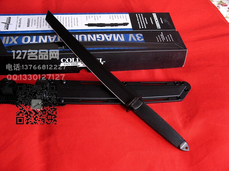 美国冷钢Cold Steel 3V大号武士13QMBXII名刀127名品