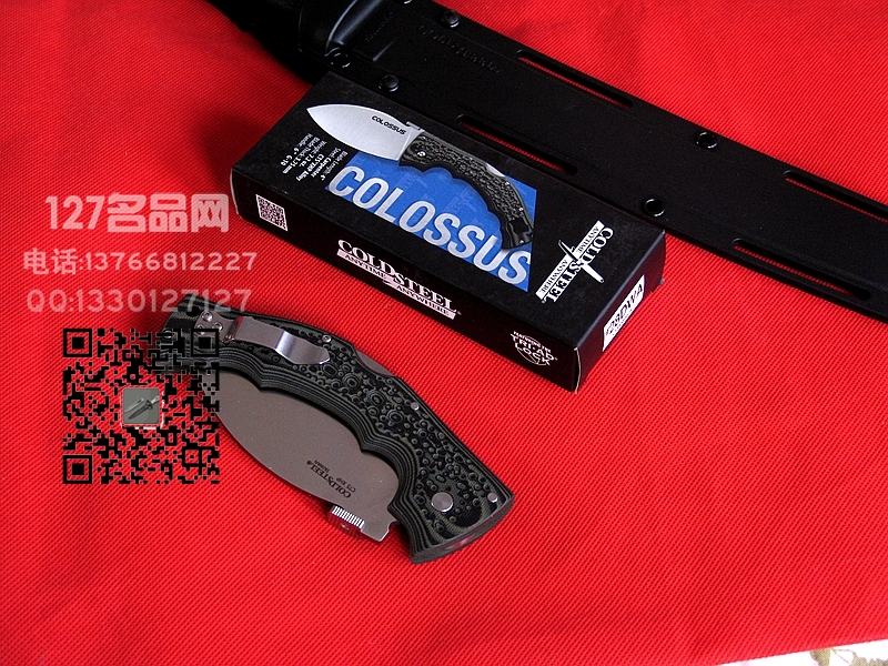 美国冷钢Cold Steel 28DWA巨人战术折刀 名刀127名品 