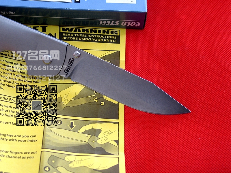 Cold Steel美国冷钢95FBC布希曼折刀127名品网