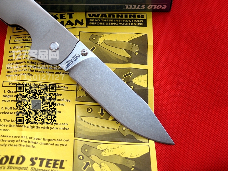 Cold Steel美国冷钢95FBC布希曼折刀127名品网
