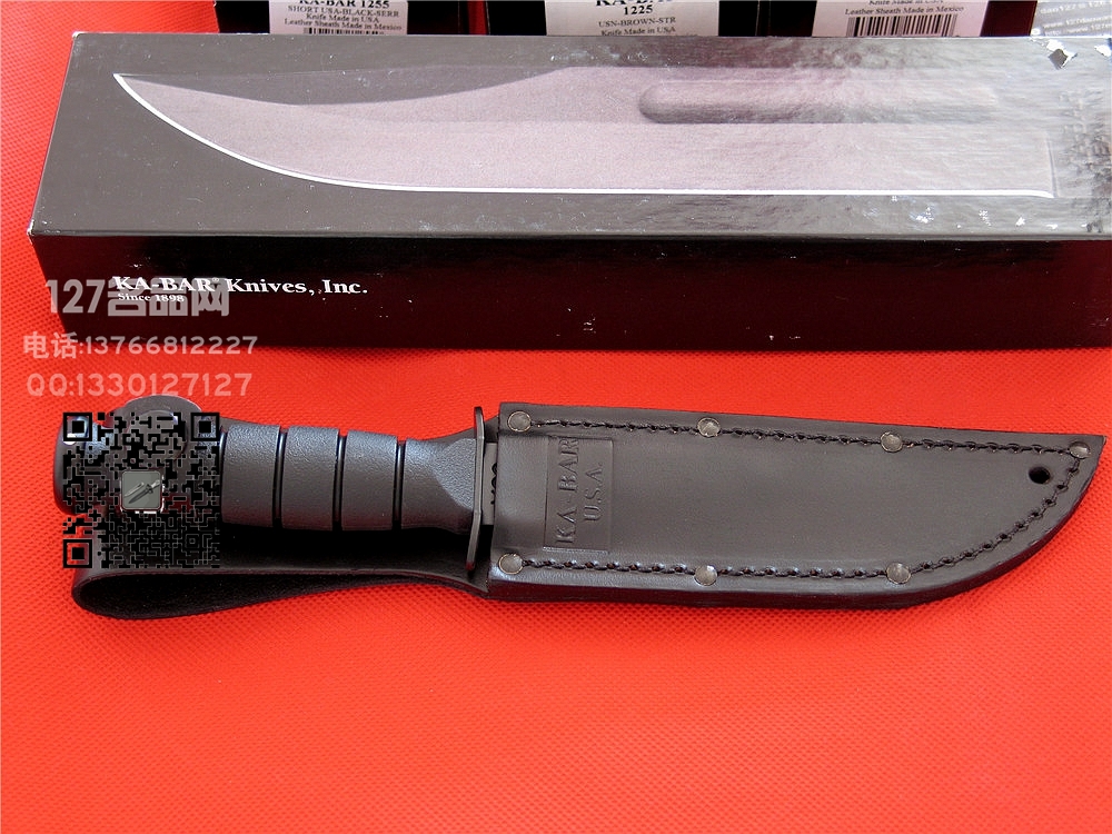 KA-BAR美国卡巴1254短款小武士名刃127名品网