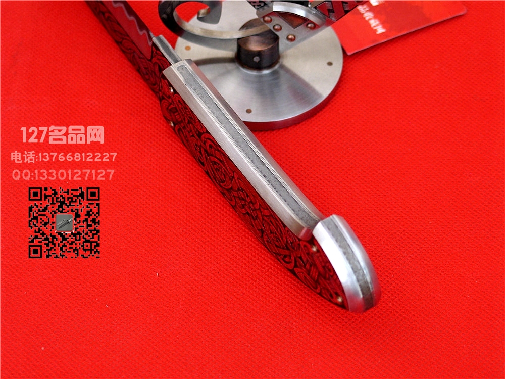 瑞典手工雕刻大师安德森 海盗船大马士革唯一版 127名品