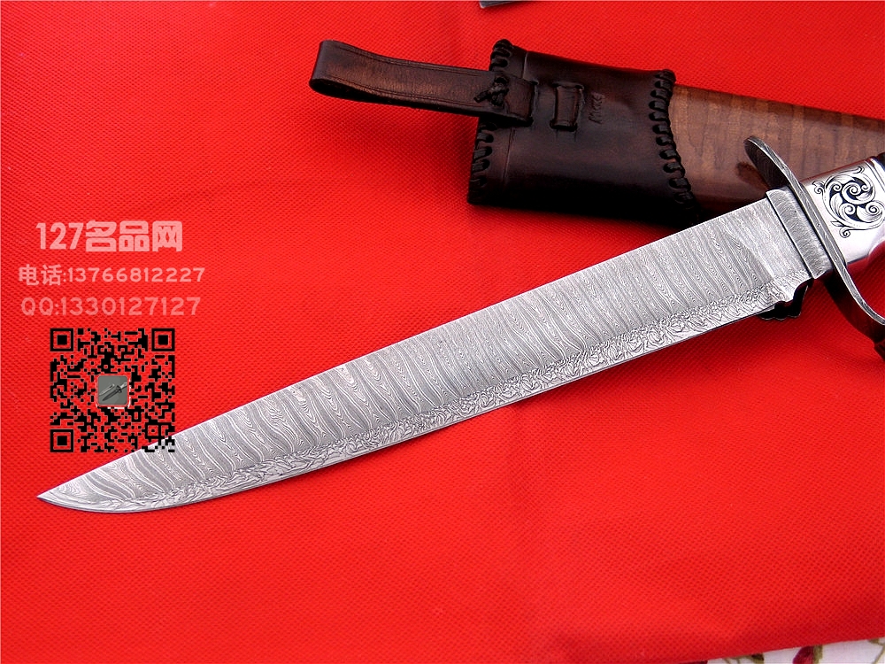 制刀大师迈克尔维京海盗博伊大马士革刃 世界名刃 