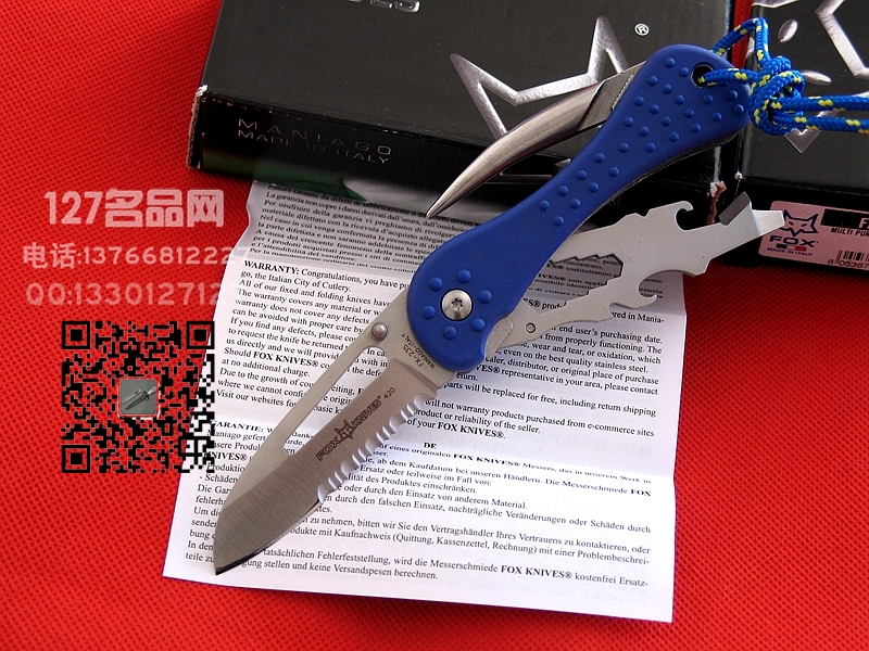 FOX意大利狐狸FX-235伞兵刃 多用工具127名品网 