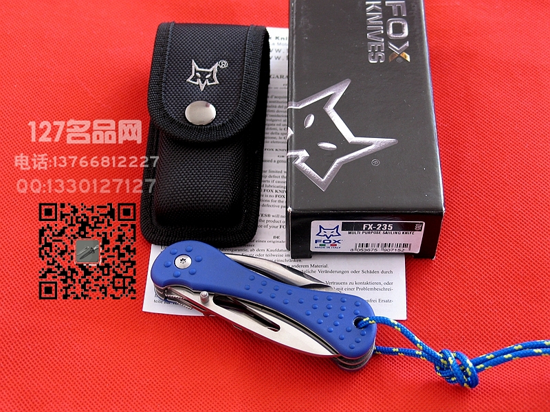 FOX意大利狐狸FX-235伞兵刃 多用工具127名品网 