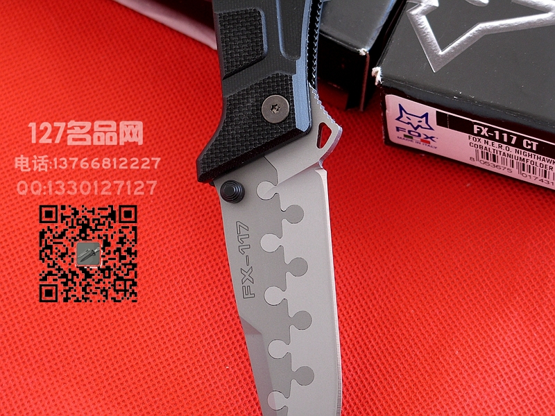 FOX意大利狐狸FX-117CT夜鹰战斗折刃 127名品网
