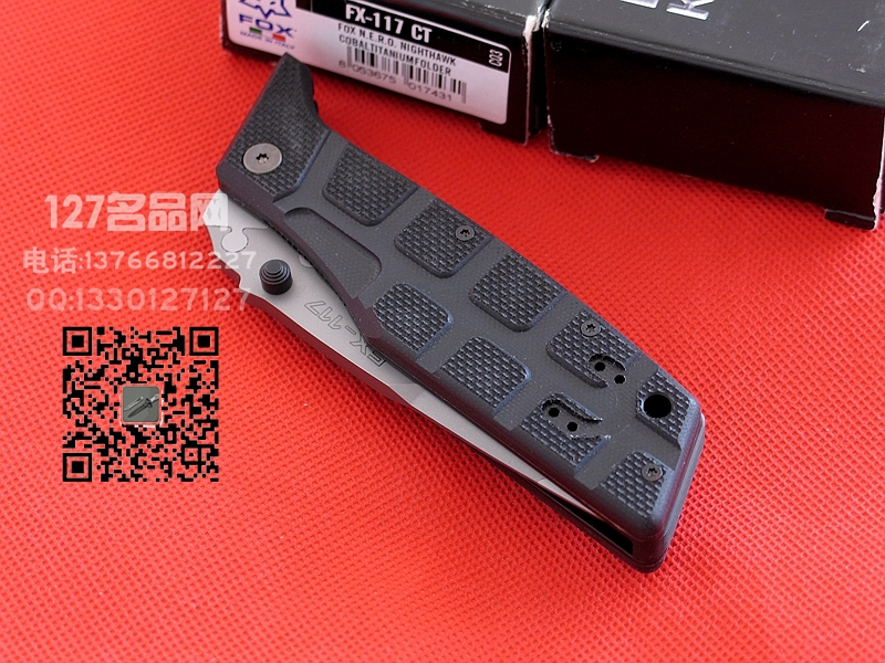 FOX意大利狐狸FX-117CT夜鹰战斗折刃 127名品网