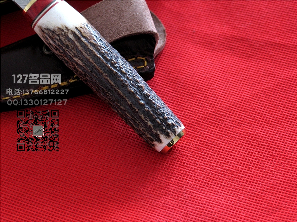 Muela西班牙鹿牌BW-6DAN小猎手大马士革钢狩猎刀127名品