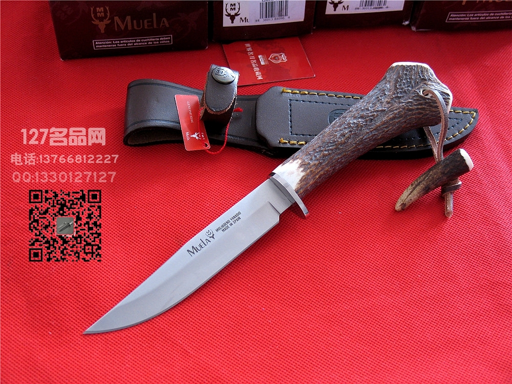 Muela西班牙鹿牌13H手工狩猎刃名刃127名品网