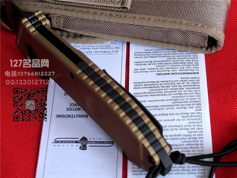 Extrema Ratio意大利极端武力HF1T沙漠战斗刃127名品网