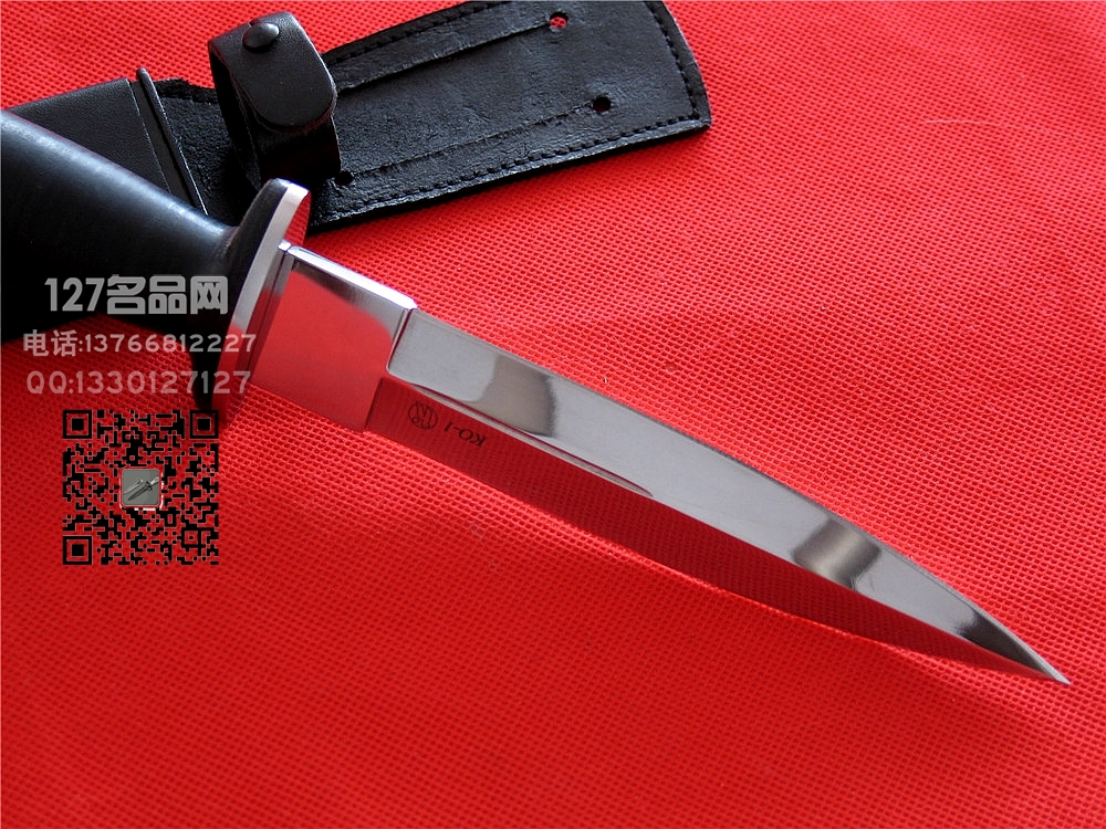 俄罗斯基兹利亚尔kizlyar 镜面双刃特战队匕首127名品网 