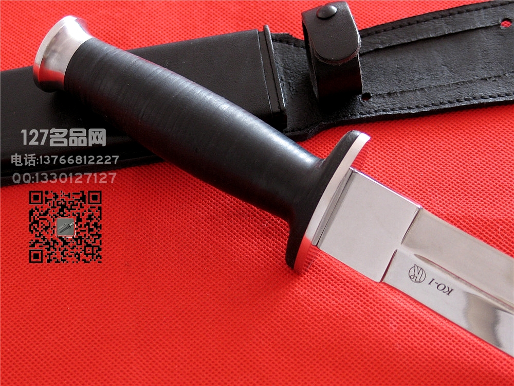 俄罗斯基兹利亚尔kizlyar 镜面双刃特战队匕首127名品网 