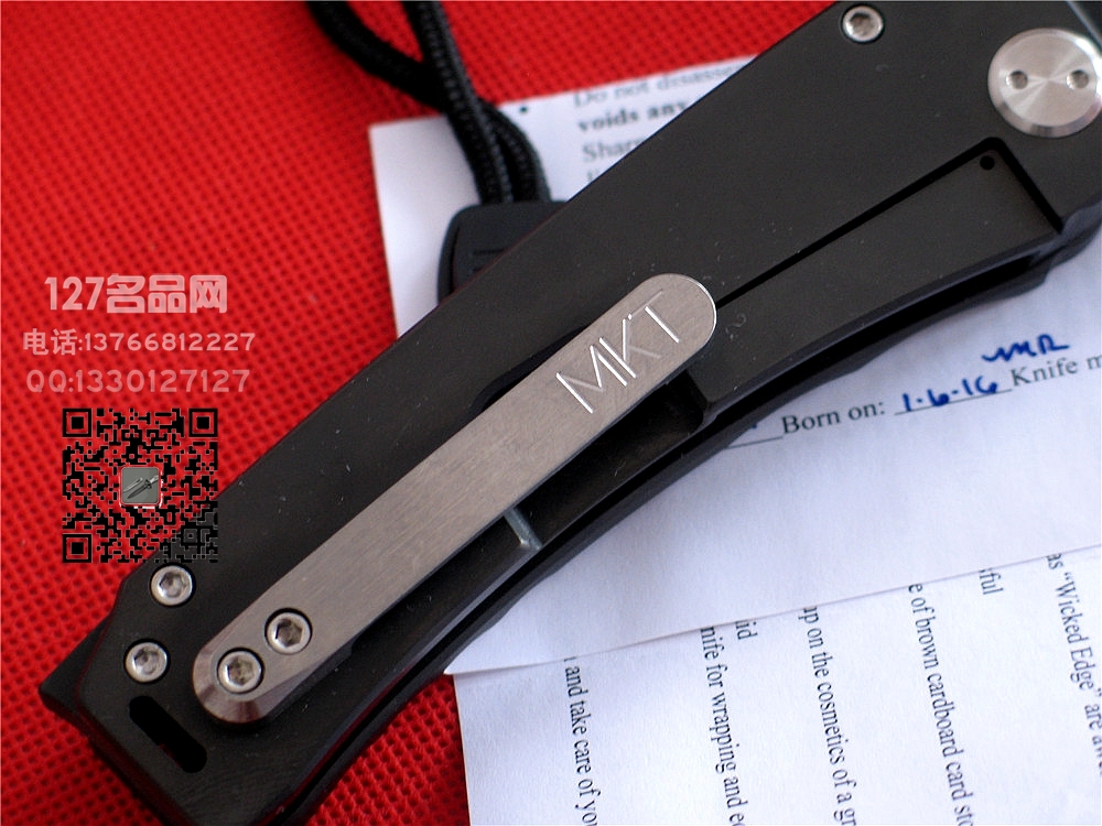 美国MKT MK07DPT掠夺者T头 D2钢特战队格斗刃127名品网