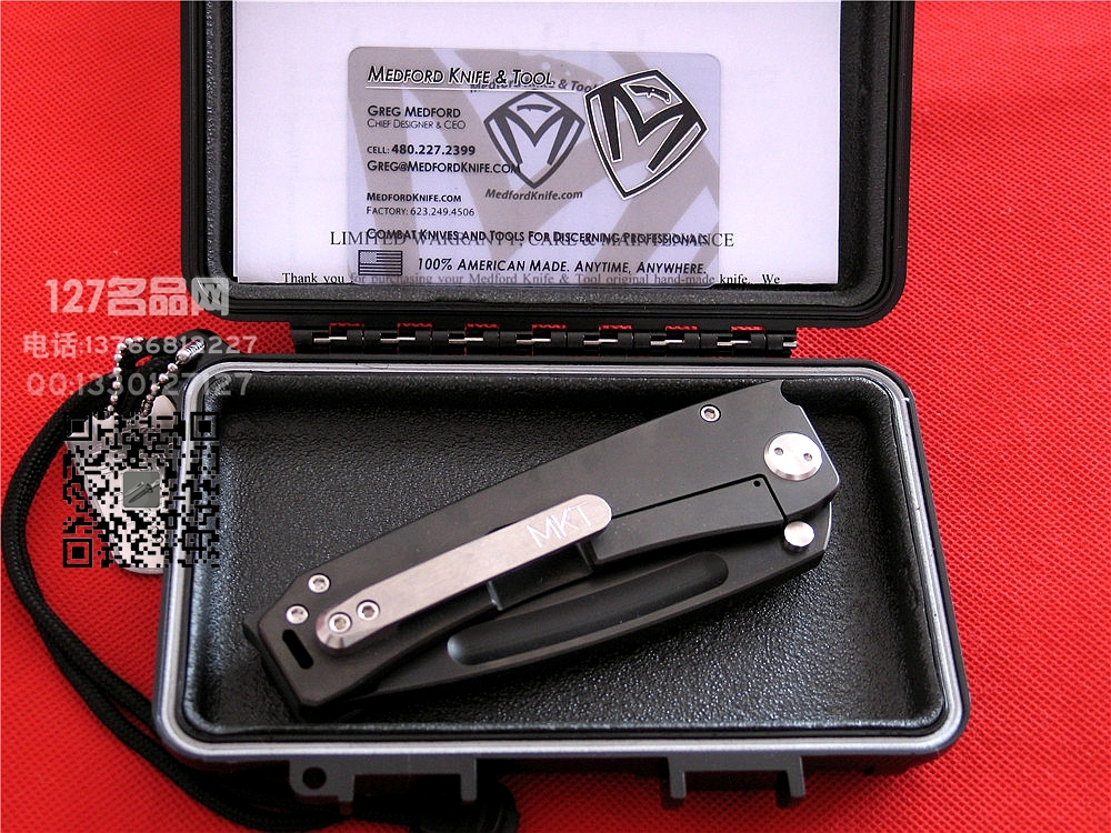 美国MKT MK07DPT掠夺者T头 D2钢特战队格斗刃127名品网