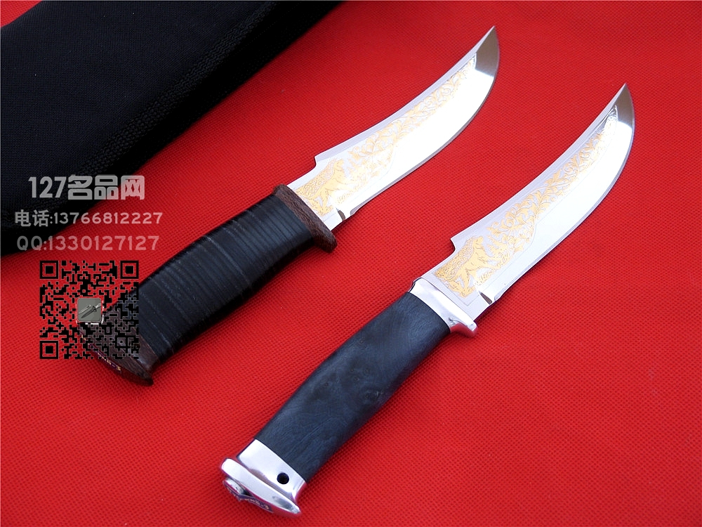 俄罗斯Rosaems俄罗斯人 鎏金刻花镜面 名刀127名品网 