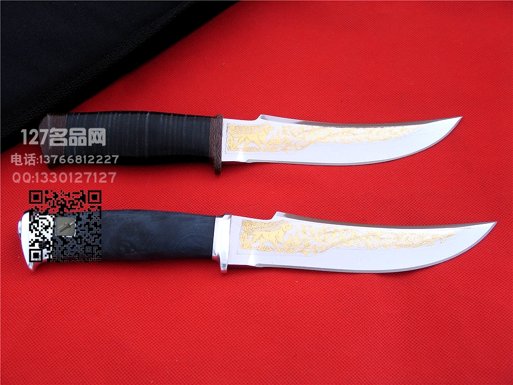 俄罗斯Rosaems俄罗斯人 鎏金刻花镜面 名刀127名品网 