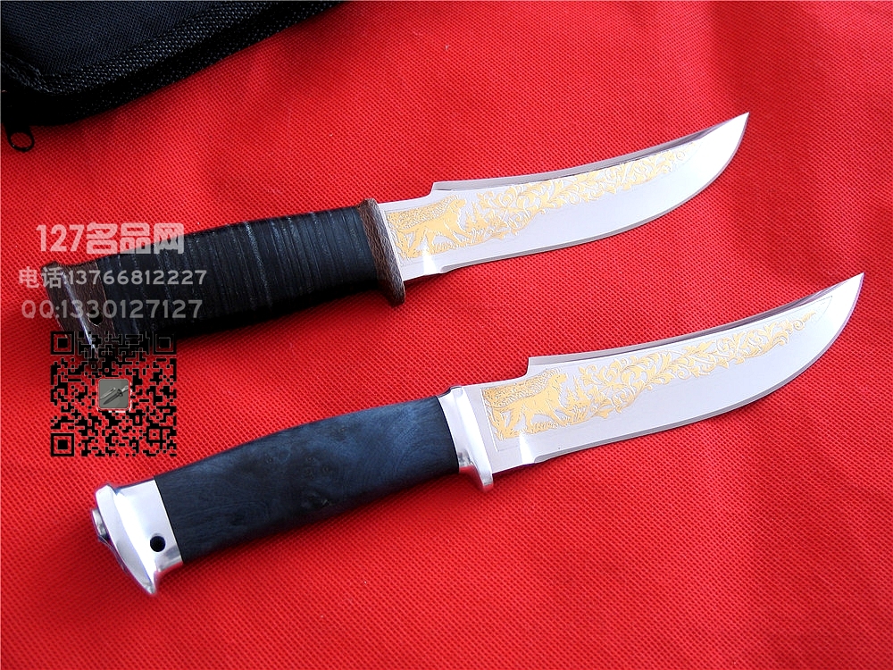 俄罗斯Rosaems俄罗斯人 鎏金刻花镜面 名刀127名品网 