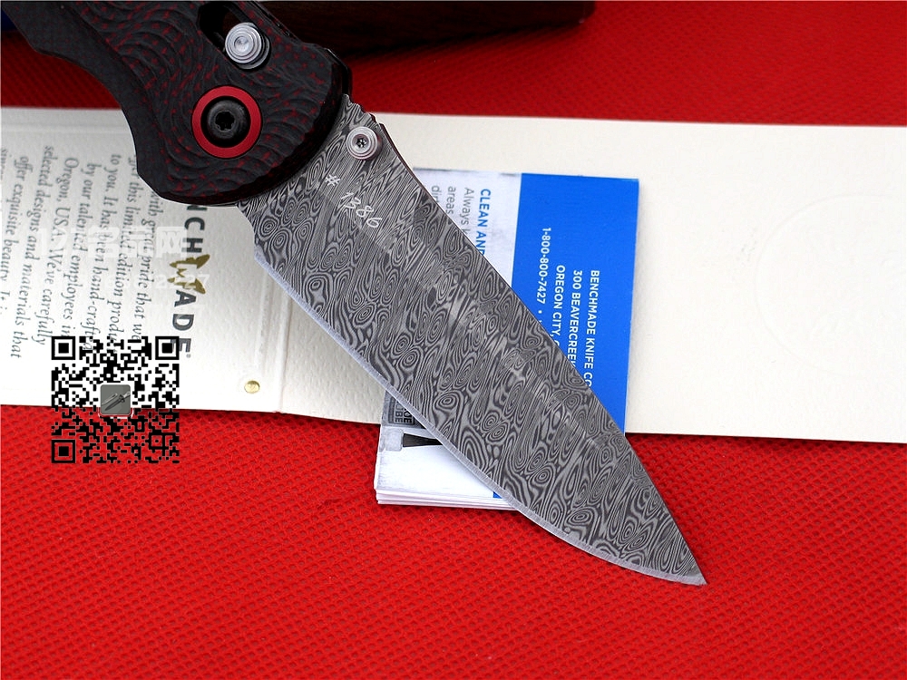 美国蝴蝶Benchmade 908-161大马士革全球限量珍藏版