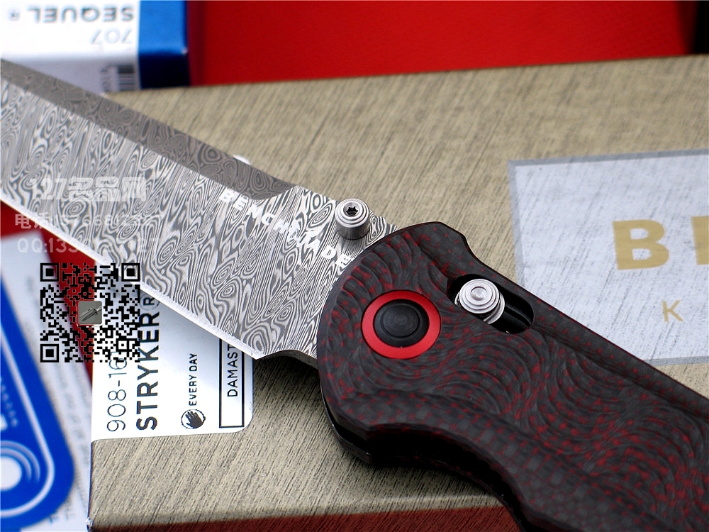 美国蝴蝶Benchmade 908-161大马士革全球限量珍藏版