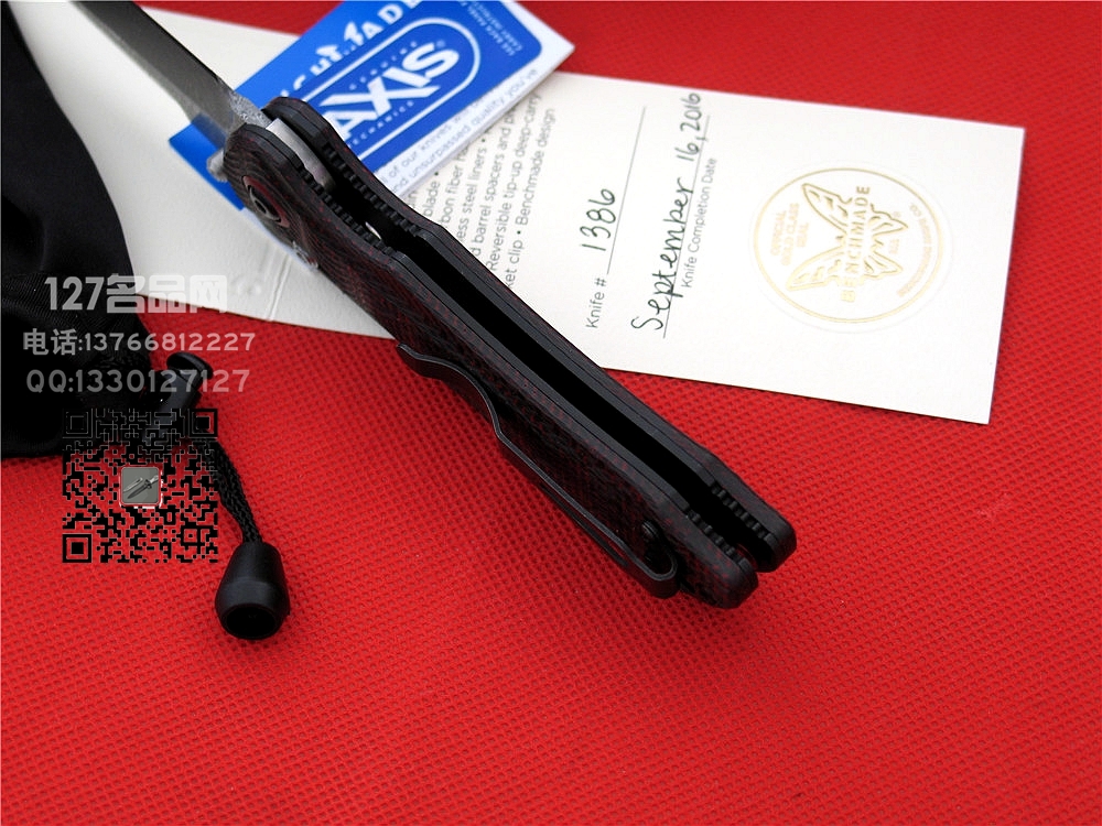 美国蝴蝶Benchmade 908-161大马士革全球限量珍藏版