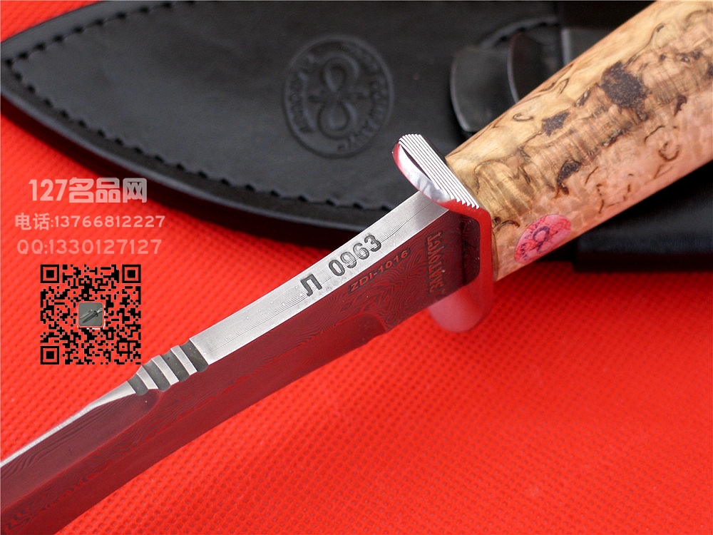 俄罗斯A&R生存者大马士革生存刀 手工名刀127名品网