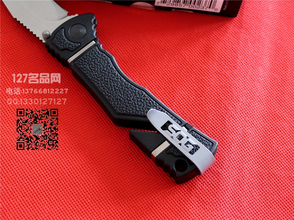 哨格SOG索格TF103-CP三叉戟精英助力快开折刀127正品刀 