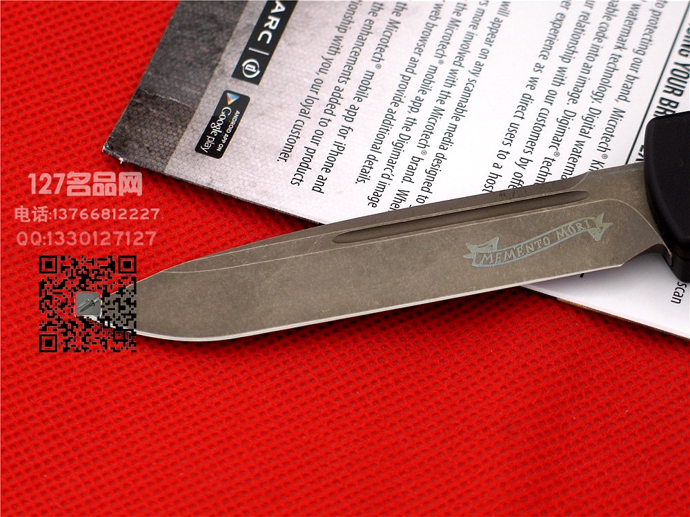 Microtech微技术 121-13DC纪念版防划刃面单锋直跳127名品 