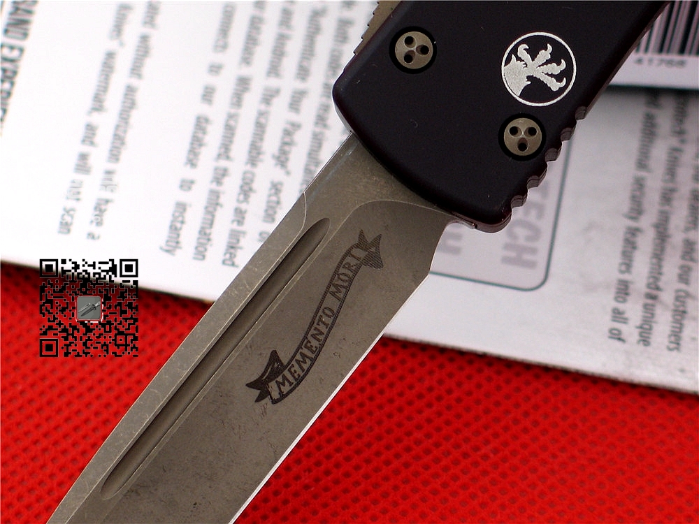 Microtech微技术 121-13DC纪念版防划刃面单锋直跳127名品 