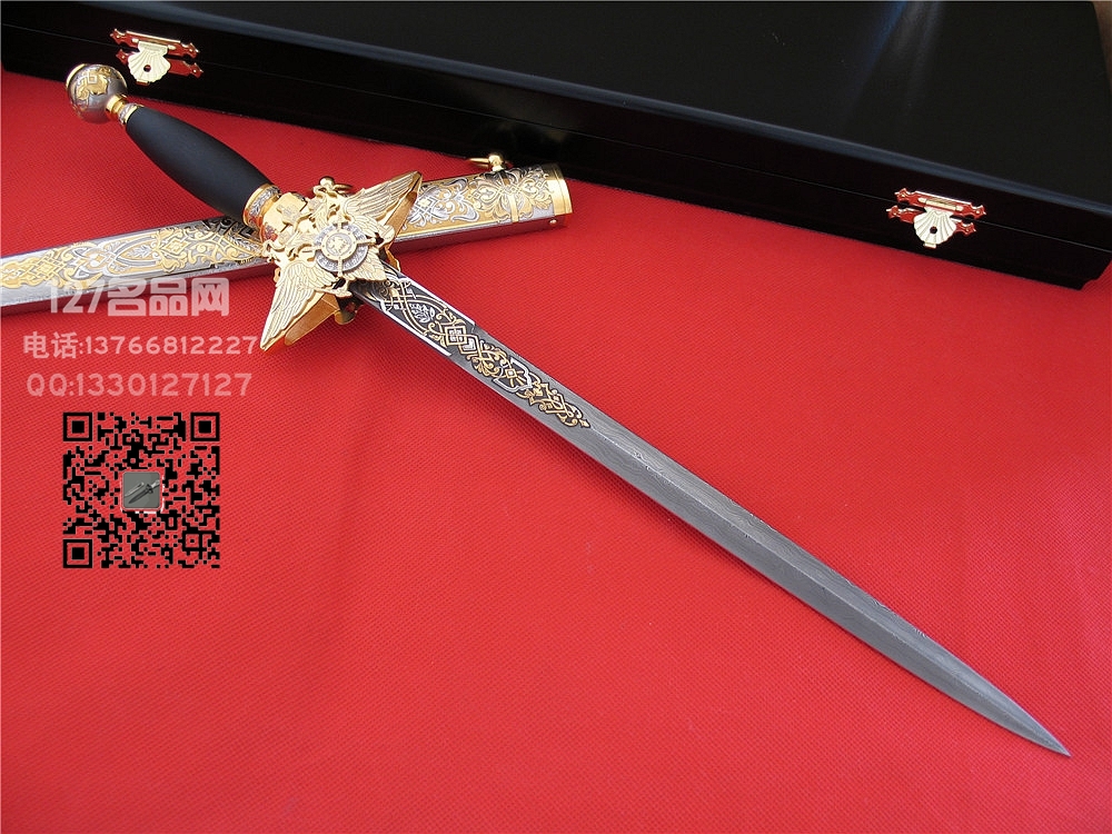 俄罗斯元师佩剑大马士革佩刀 世界名革剑名刀127名品网