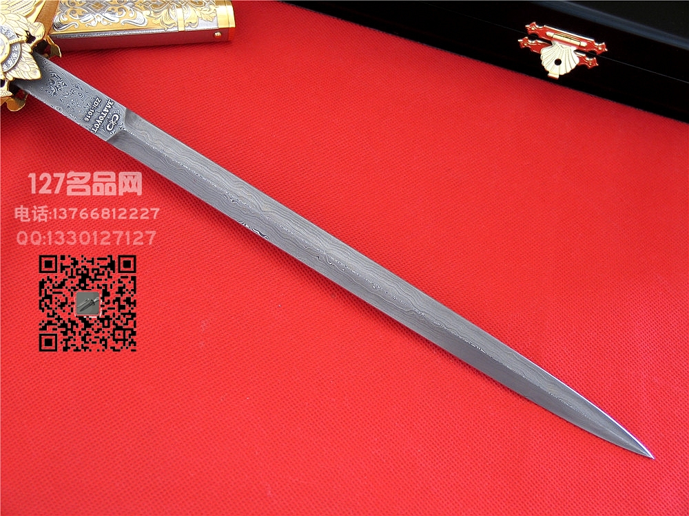 俄罗斯元师佩剑大马士革佩刀 世界名革剑名刀127名品网