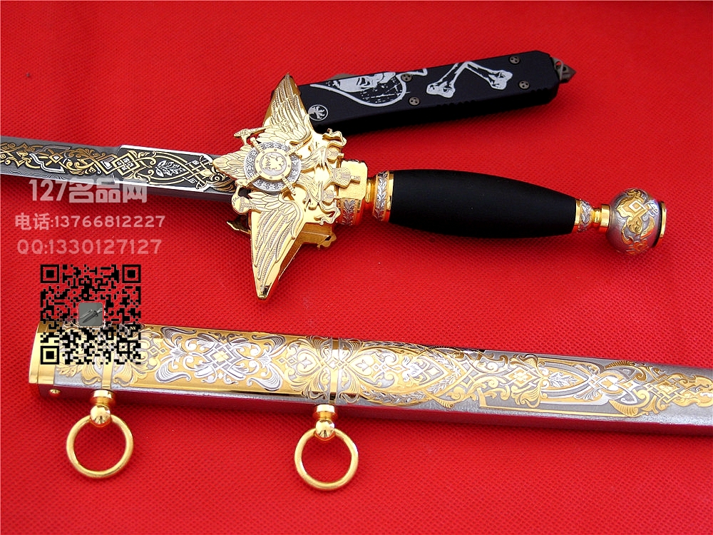 俄罗斯元师佩剑大马士革佩刀 世界名革剑名刀127名品网