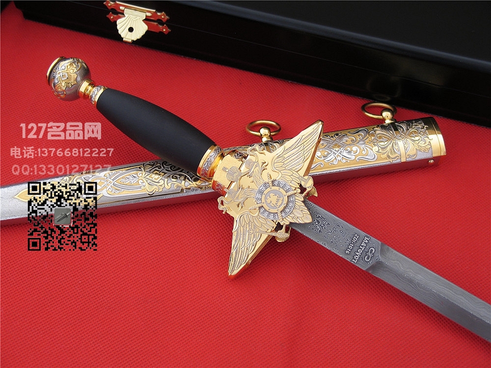 俄罗斯元师佩剑大马士革佩刀 世界名革剑名刀127名品网