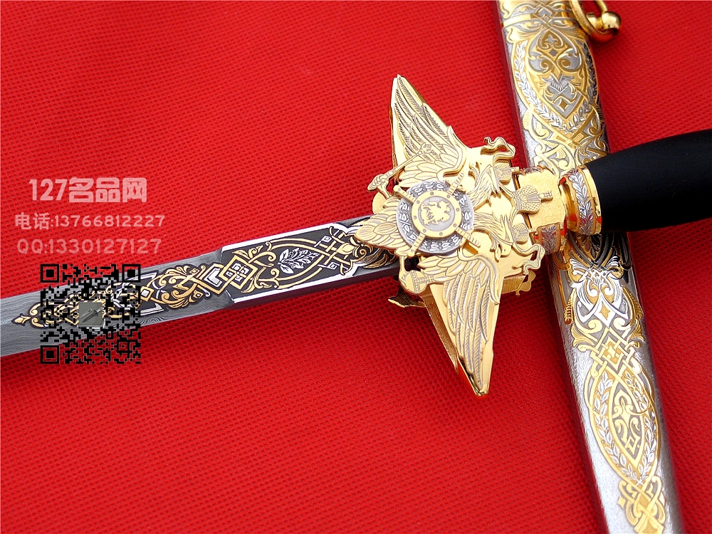 俄罗斯元师佩剑大马士革佩刀 世界名革剑名刀127名品网
