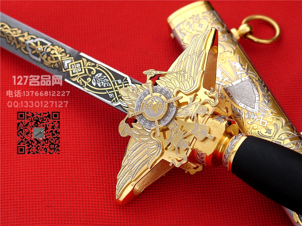 俄罗斯元师佩剑大马士革佩刀 世界名革剑名刀127名品网