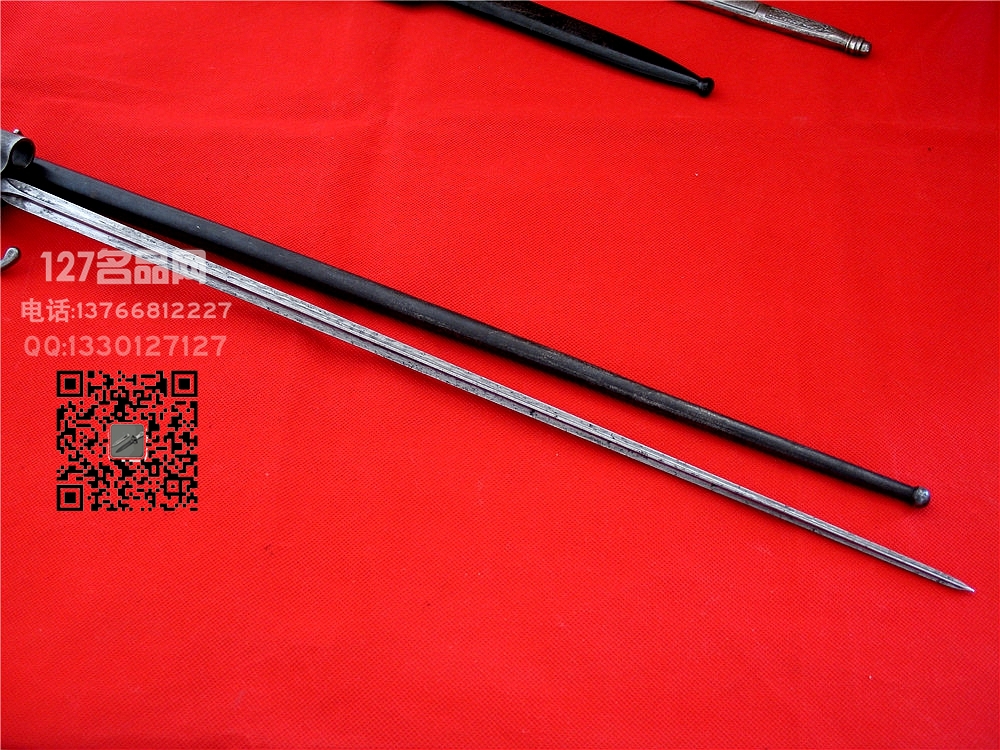 法国林白刺刀M1886带护手勾军刀 127名品