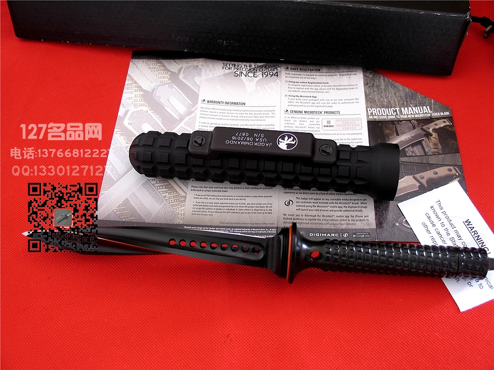 美国微技术Microtech 105-1一体式奥地利特战刀名刀127名网 