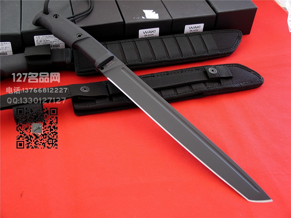 Extrema Ratio极端武力WAKI BLACK战术排障刀黑色 世界名刀