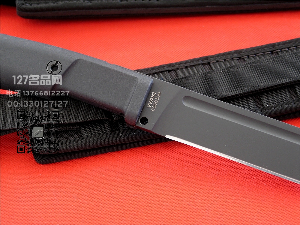 Extrema Ratio极端武力WAKI BLACK战术排障刀黑色 世界名刀