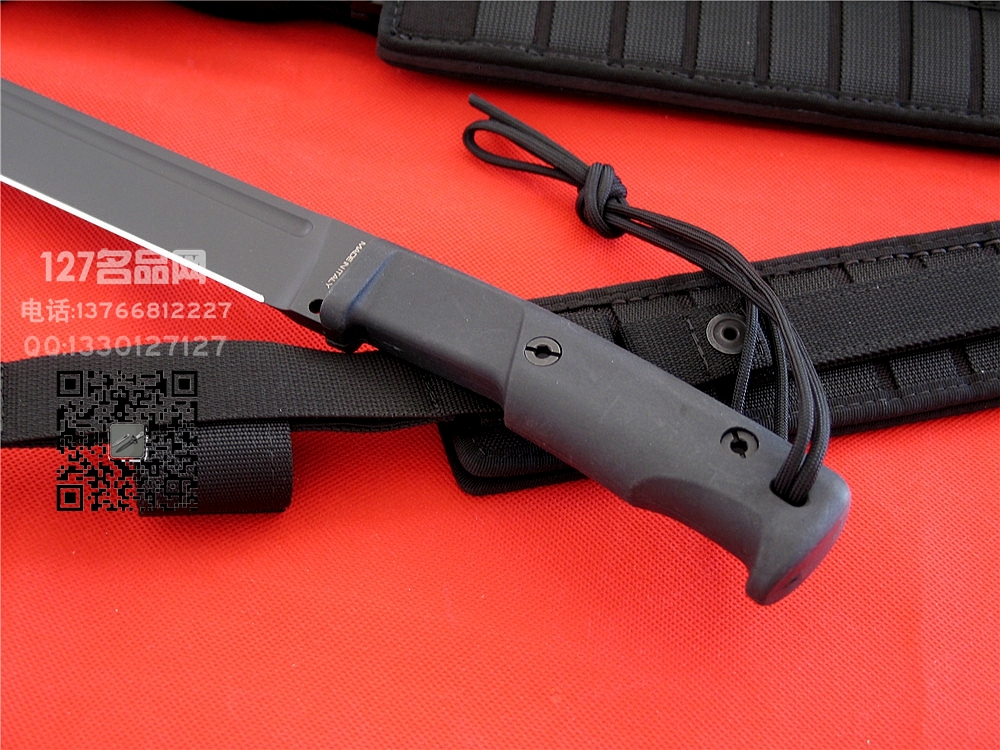 Extrema Ratio极端武力WAKI BLACK战术排障刀黑色 世界名刀