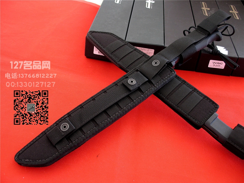 Extrema Ratio极端武力WAKI BLACK战术排障刀黑色 世界名刀