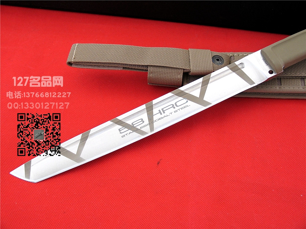 Extrema Ratio极端武力WAKI DEERT CAMO战术排障刀T头钢本色