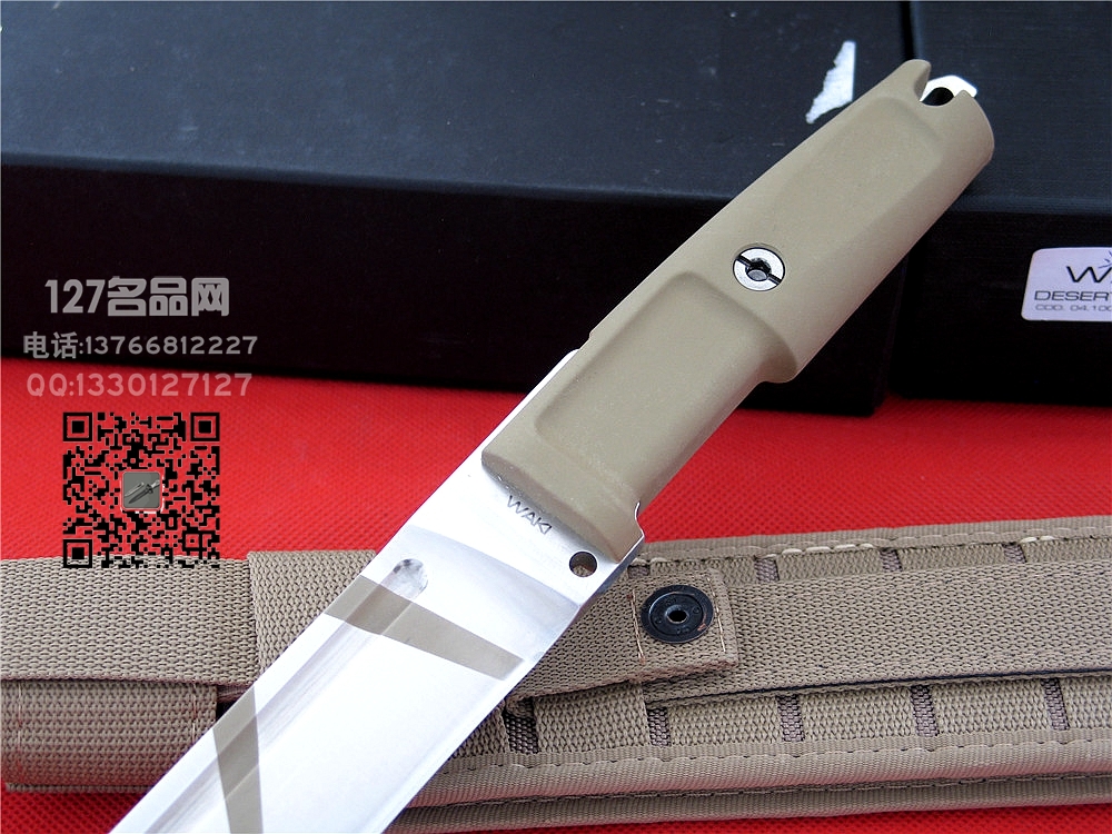 Extrema Ratio极端武力WAKI DEERT CAMO战术排障刀T头钢本色