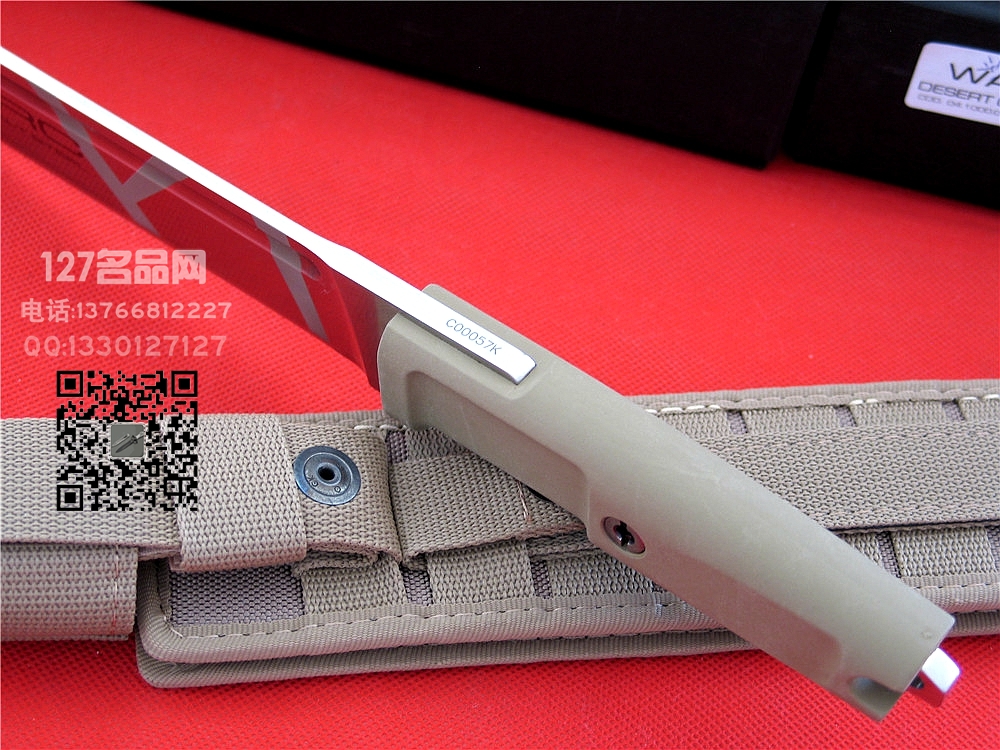 Extrema Ratio极端武力WAKI DEERT CAMO战术排障刀T头钢本色