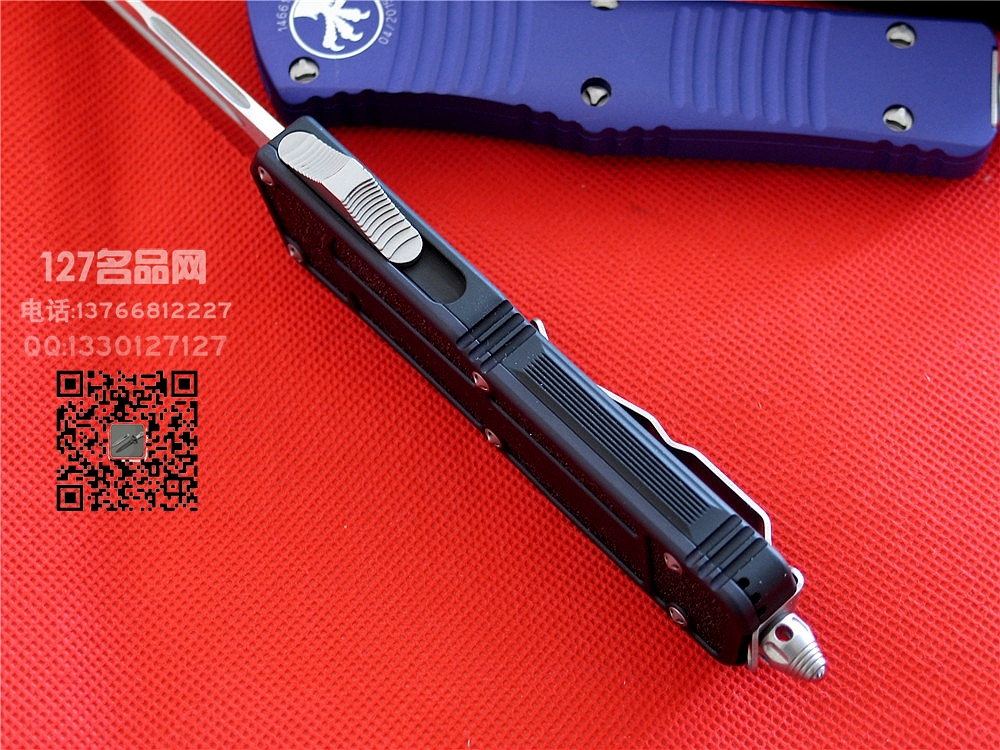 美国微技术 MICROTECH圣甲虫半齿军用直跳刀127名品网