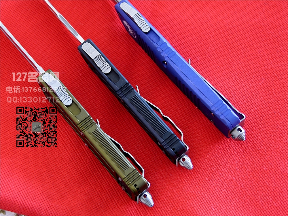 美国微技术 MICROTECH圣甲虫半齿军用直跳刀127名品网