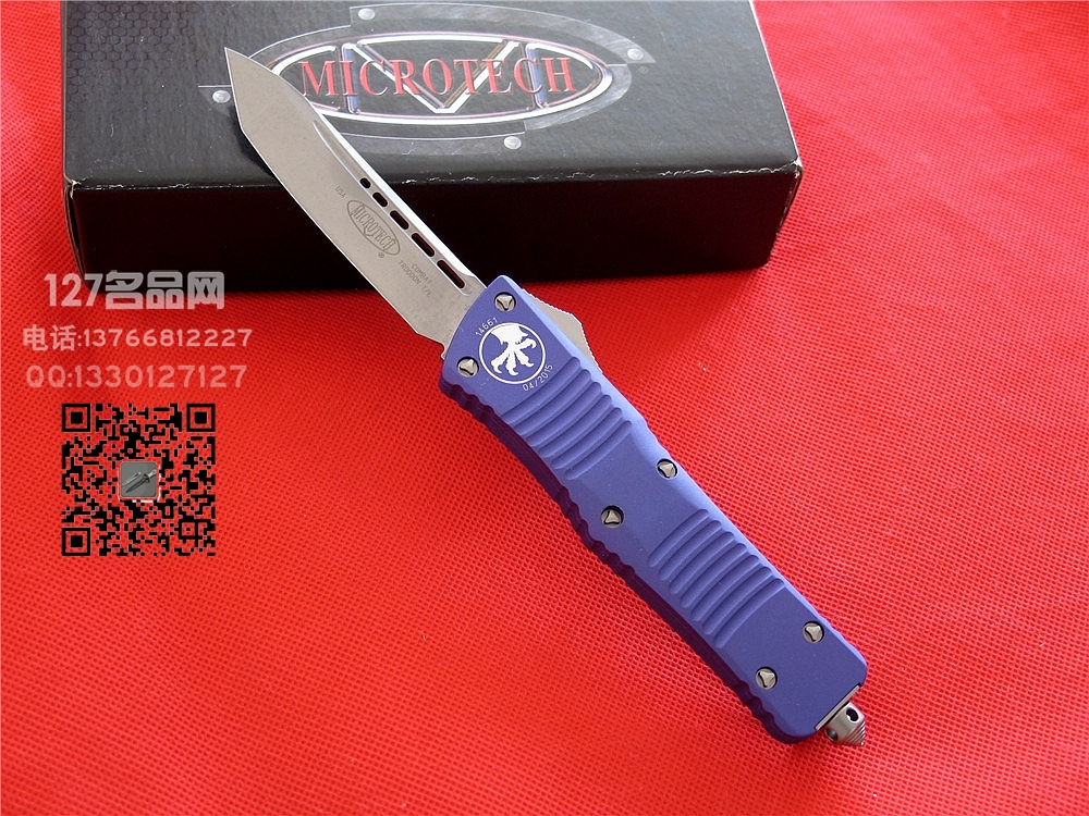 美国微技术MICROTECH蓝色战术恐龙T头直跳127名品网