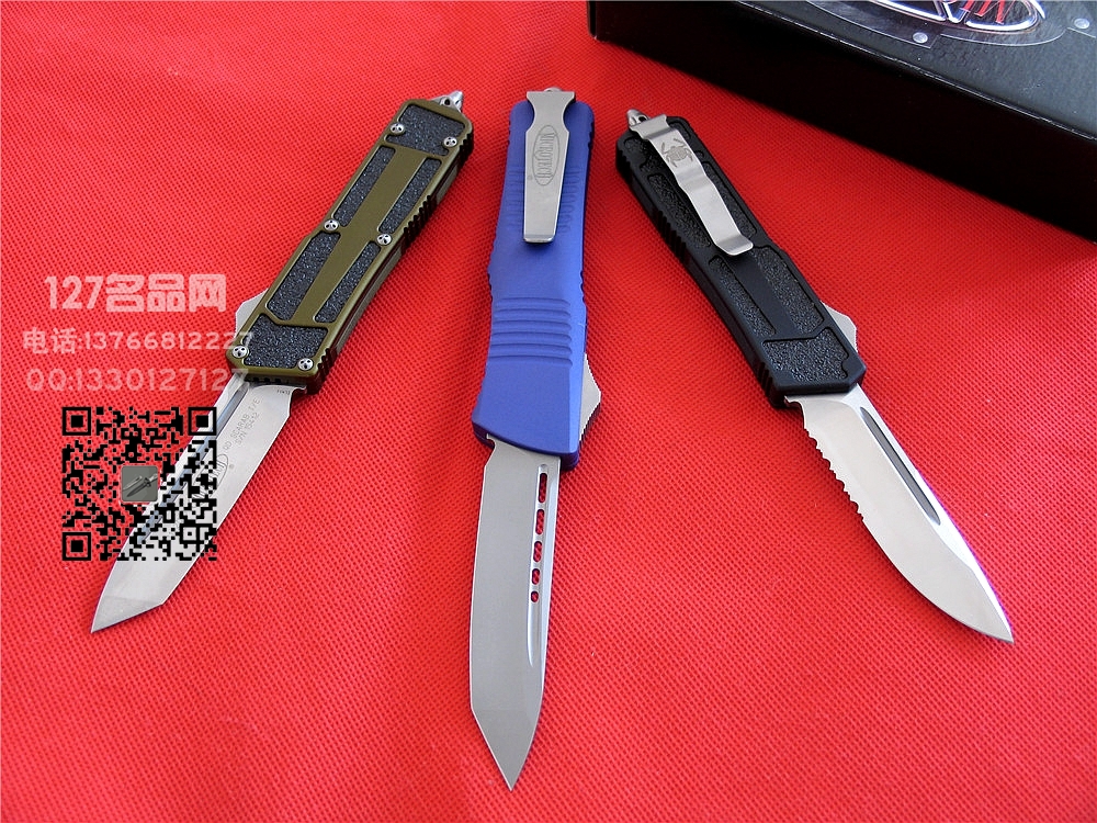 美国微技术MICROTECH海军版甲虫OTF军版甲虫T头直弹名刀 军刀