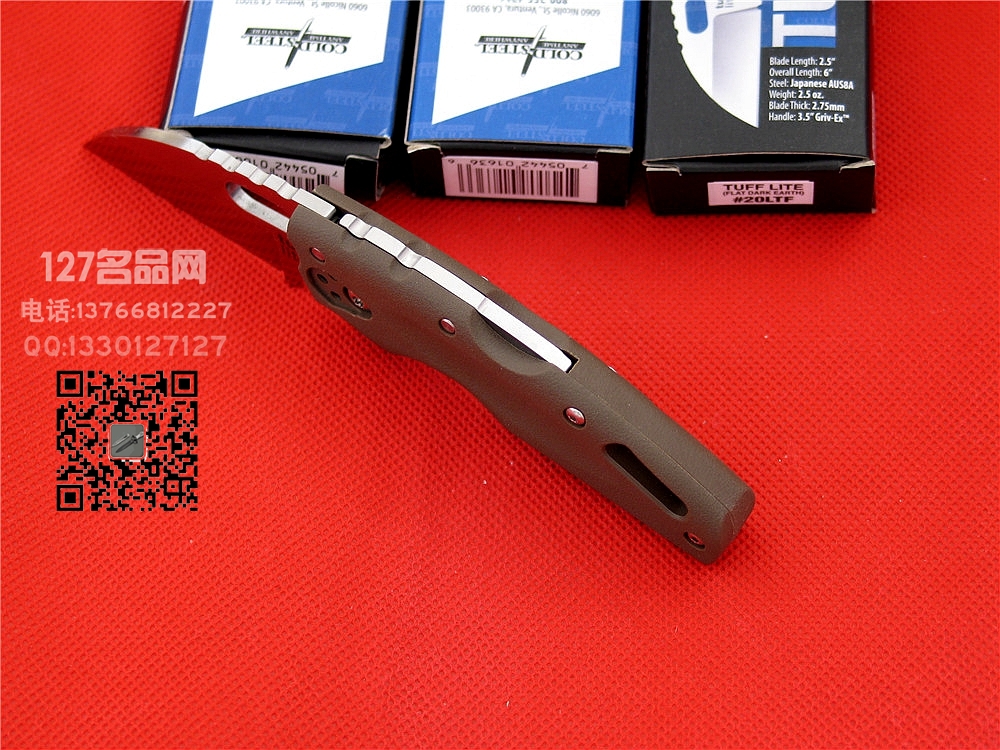 美国冷钢Cold Steel  20LT掌上小折刀